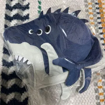 미사용 새상품 빔 봉제 인형 모자 체인소 맨 레제편 상어 악마