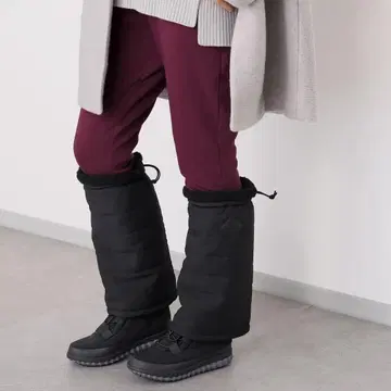 A1734 도쿄 캠핑고 나일론 보아 플리스 레그 워머