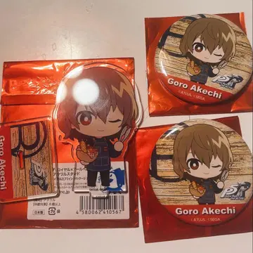 페르소나 5 로얄 R 베이커 아크릴 스탠드 캔뱃지 명지 고로