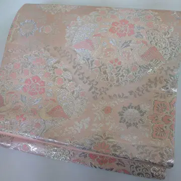 미사용 럭셔리 옅은 부드러운 핑크 은색 심플하고 고져스한 오비 포멀