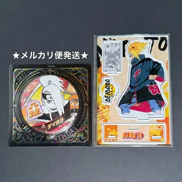 NARUTO 생일 캔뱃지 명장면 디오라마 피규어 데이다라