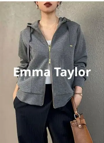 EmmaTaylor 던보루 집업 후드티 그레이 정가 12100엔