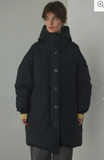 미사용 새상품 BLACK BY MOUSSY 후드 다운 코트 사이즈 2