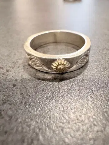 애리조나 프리덤 태양신 당초 실버 반지 새상품급