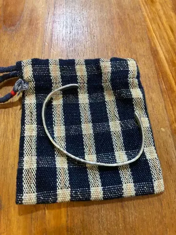 할리우드 런치 마켓 단종품 실버 뱅글 925