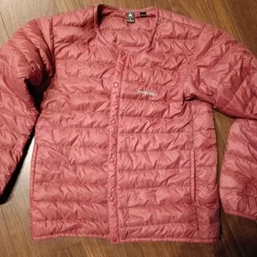 montbell 빨간색 이너 다운 자켓