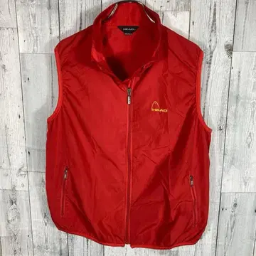 HEAD 레드 나일론 베스트 남성용 M 사이즈