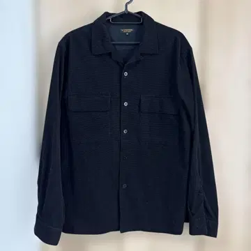 A Vontade 블랙 포켓 부착 셔츠 M