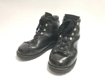 블랙 가죽 등산화 하이컷