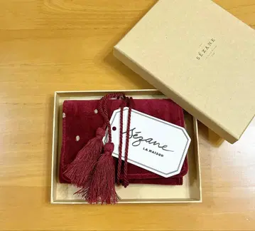 SEZANE 벨벳 주얼리 파우치
