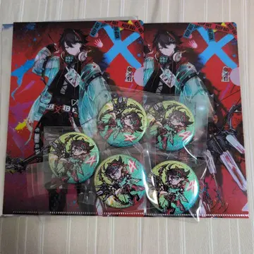 니지산지 Stun Mode 랜덤 글리터 캔뱃지 사에구사 아키나