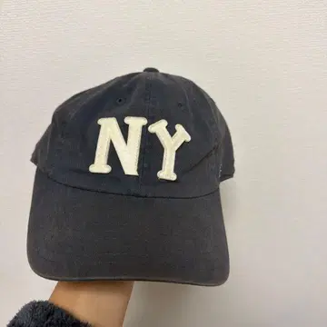 RICHIE NY 로고 네이비 캡