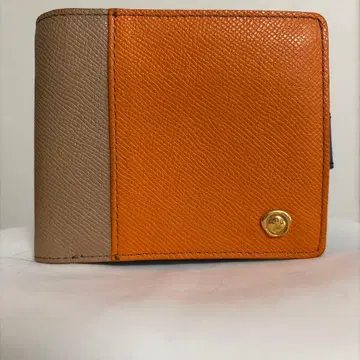 오렌지 그레이지 접이식 지갑
