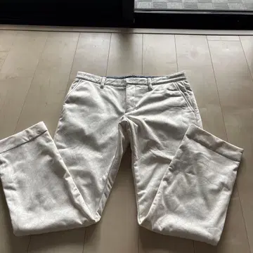 캘러웨이 기하학 패턴 화이트 팬츠 속기모