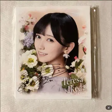 이케다 테레사 이케다 테레사 SR상 캔버스 보드 친필 사인 아이돌