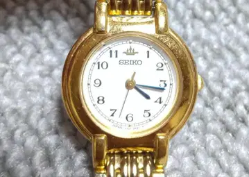 [ 작동품 ] SEIKO 여성용 손목시계 쿼츠 골드 컬러