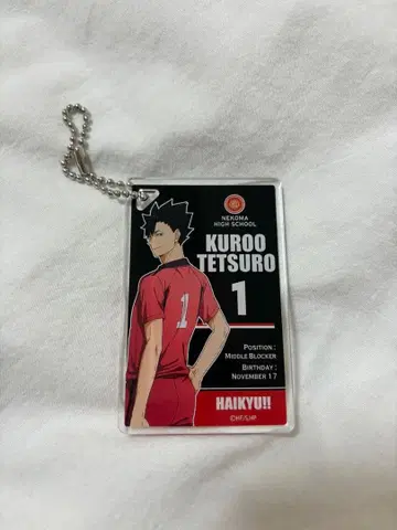 하이큐 플라자 쿠로오 테츠로 아크릴 키링