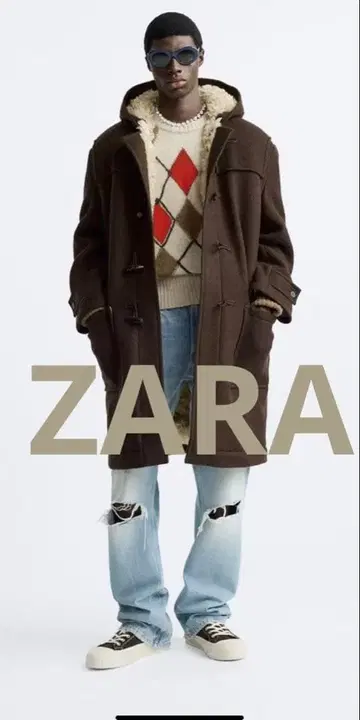 ZARA 토글 버튼 코트 X HARRY LAMBERT