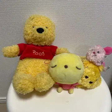 푸우 봉제 인형 3세트