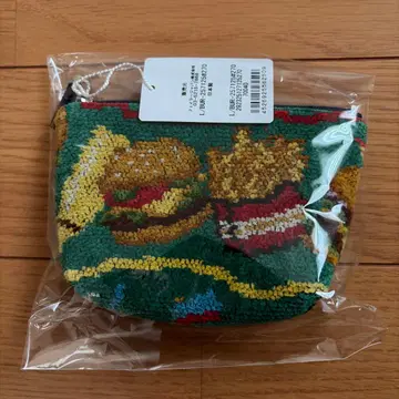 미사용 새상품 페이러 버거샵 보트형 파우치 그린