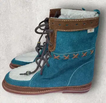 미사용*티티카카 보아 어그 부츠 터콰이즈 블루
