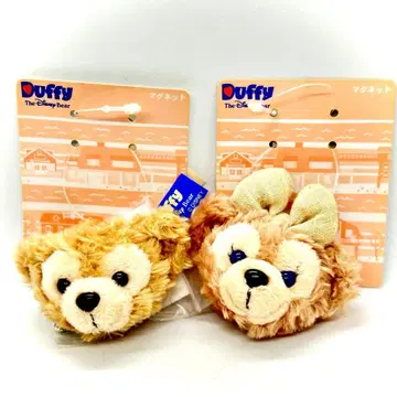 [ 새상품 미사용 ] 디즈니 더피 &셰리메이 마그넷 봉제 인형