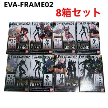 EVA-FRAME02 에바프레임02 8종 세트 에반게리온 신극장판