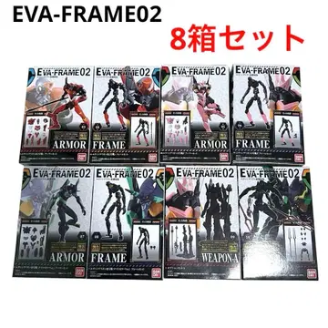 EVA-FRAME02 에바프레임02 8종 세트 에반게리온 신극장판