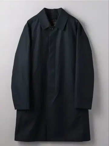 UNITED ARROWS 하프 스텐카라 코트 발수 네이비