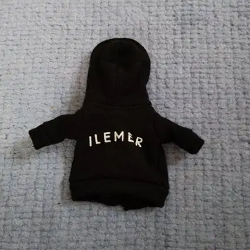 ILEMER 후드 부착 블랙 옷 갈아입기 의류