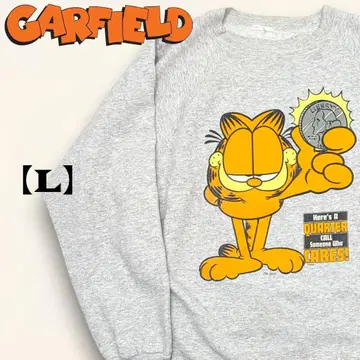 90's 빈티지 가필드 프린트 맨투맨