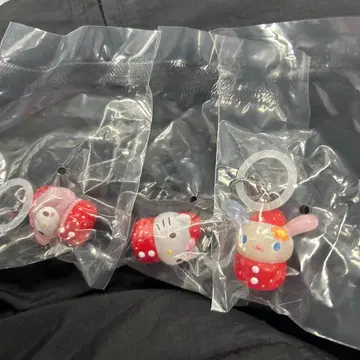 산리오 캐릭터즈 딸기 메지루시 액세서리 우사하나 마이멜로디 키티