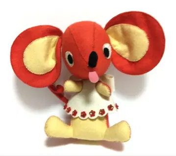 쥐 봉제 인형 쇼와 레트로 쥐 핸드메이드 애니멀 동물