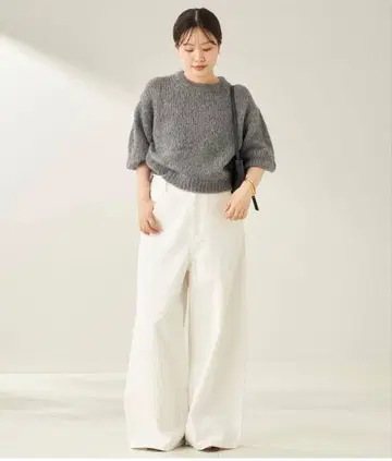 Plage Fluffy half 플러피 니트 플라주