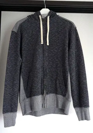 GAP 풀 집업 후드티 다크 그레이 남성용 M