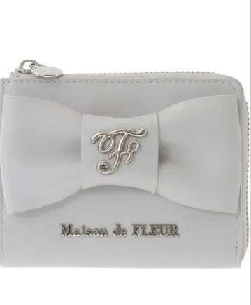 Maison de FLEUR 그레이 프래그먼트 케이스 벨트 리본