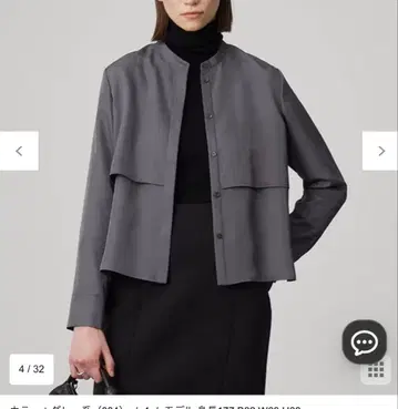 iCB 실키 트윌 크롭 셔츠