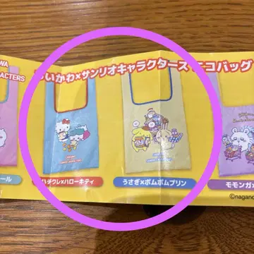 치이카와 x 산리오 캐릭터즈 에코백 2세트