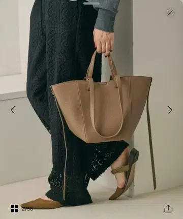 BEAUTY&YOUTH 지퍼 포켓 2 핸들 토트백