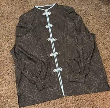 jouetie 쥬에티 차이나 루즈 셔츠 긴팔 블라우스 오버 사이즈