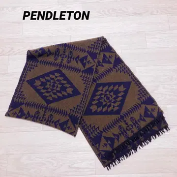 PENDLETON 펜들턴 울 패턴 머플러 미국제