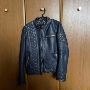 JOHN'S 네이비 싱글 라이더 자켓