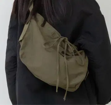 HEILIS 캔버스 숄더백 / 메신저 백 카키