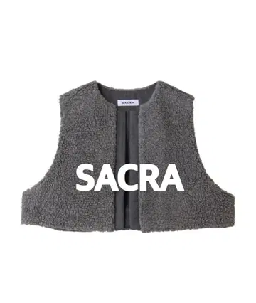 [ 새상품급 ] SACRA 보아 숏 베스트 UNITED ARROWS
