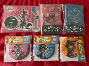 주토피아2 happy 복권 아크릴 스탠드 멀티 케이스 캔 거울 닉