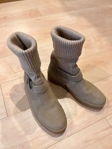 키다리 아저씨 니트 숏부츠