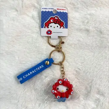 미야쿠미야쿠 산리오 콜라보 키티 키링 회장 한정판