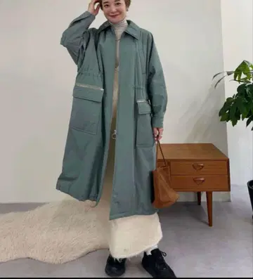 시너리 [ 2사이즈 전개/가볍고 따뜻한 ] 충전솜 롱 코트 컨디션 최상