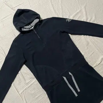 힐 크릭 후드 맨투맨 원피스 블랙 42 골프 블랙