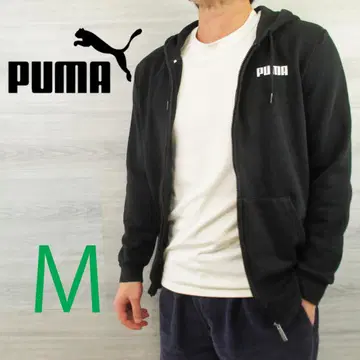 PUMA 푸마 <풀 집업 원 포인트 후드티> M0387s